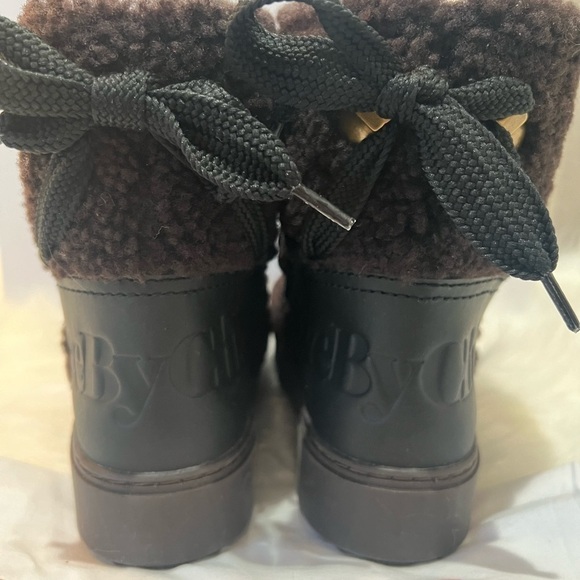 NIB CHARLEE See By Chloe Shearling Bootie - Picture 6 of 10